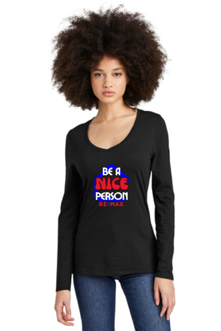 RE/MAX Be A Nice Person V-Neck Shirt